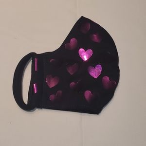 Adult face mask. Purple heart